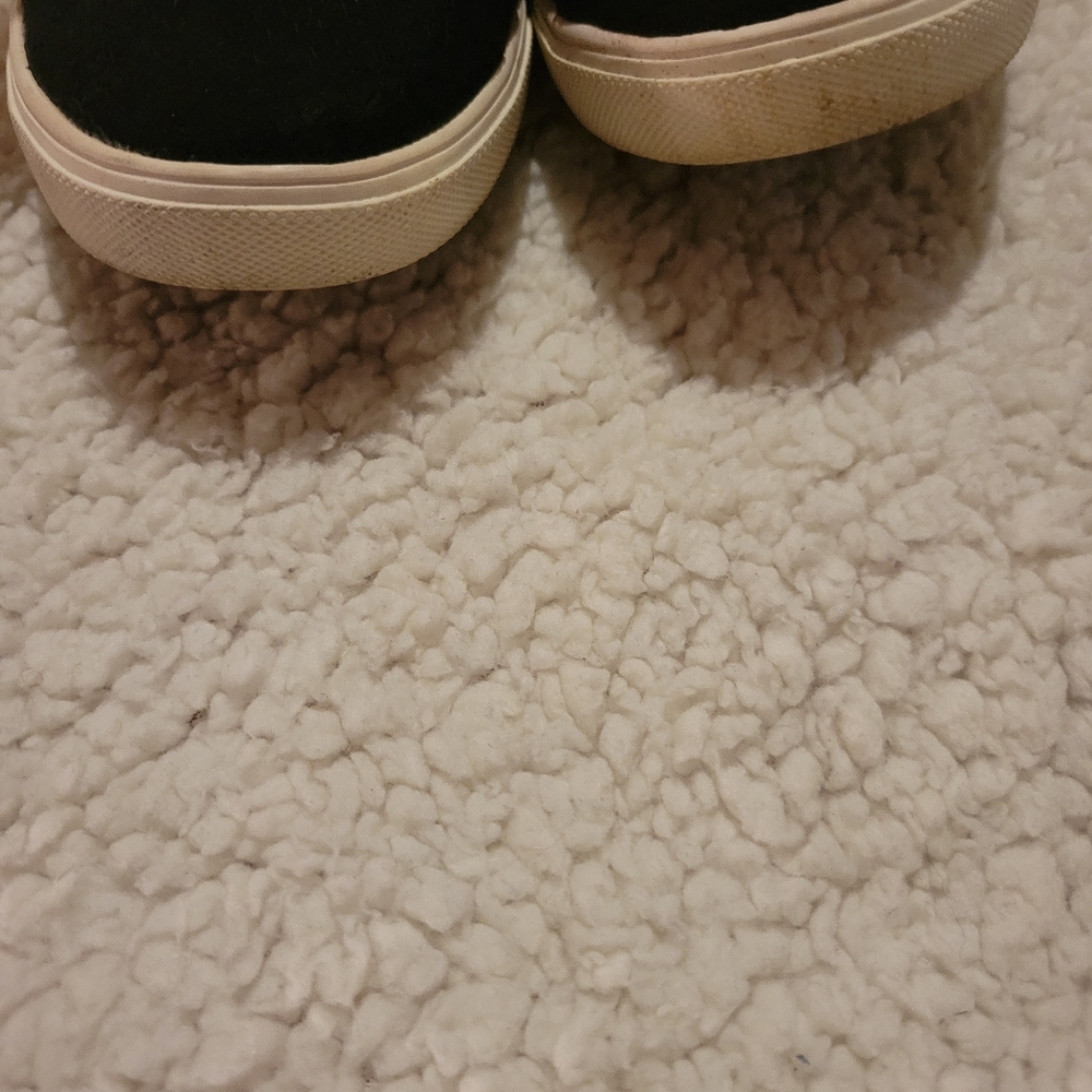 WOMENS NINE WEST SUEDE BOMDIA PLATFORM SHOES BLACK SIZE 8 - Picture 10 of 11